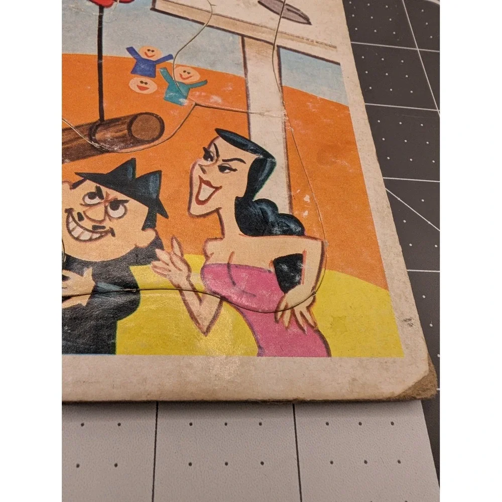 Whitman Bullwinkle Rocky Circus Theme Frame-Tray Puzzle 4512C Jay Ward 1974